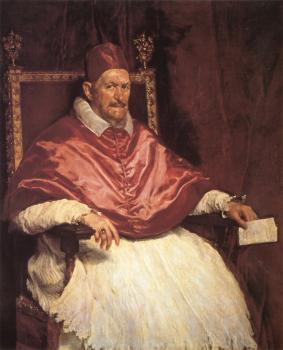 疊戈 羅德裡格斯 德 蓆爾瓦 委拉斯貴支 Portrait of Pope Innocent X